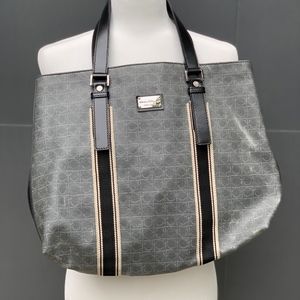 Salvatore Ferragamo Monogram Grey Tote